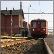 Nedělní ráno 19.října 2008. Na kojetínském nádraží je připraven k odjezdu do Tovačova motoráček M 131.1448. Štastnou cestu!