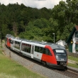 Desira řady 5022 s vlakem REX 4782 projíždí 8.6.2009 zastávkou Autal.