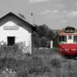 Tohle zbylo z trati Nezamyslice-Morkovice, Nezamyslice místní nádraží! (květen 2009)