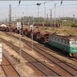 Lokomotiva 181 069 odjíždí 10.září 2008 od přerovské filiálky s vlakem 50190 do Kojetína.