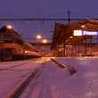 V ledové království se proměnilo přerovské nádraží 9.1.2010 aneb dojeli jsme...